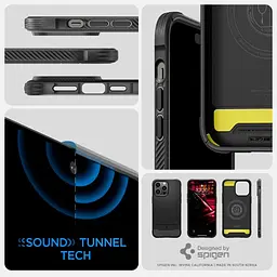 Оригінальний протиударний чохол Spigen Rugged Armor MagSafe для Iphone 14 Pro Max (6.7") Matt Black ACS04812 - мініатюра 11