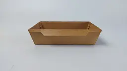 Прямокутний крафт-контейнер, 500 мл, 135x85x40 мм, KRAFT, 50 штук, для готових страв, доставки, салатів і напівфабрикатів - мініатюра 2