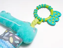 Брязкальце Ks Kids Кроко, м'яке з прорізувачем (KA10812-HC) - мініатюра 5