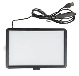 LED лампа 26 см G780 Квадратна чорний