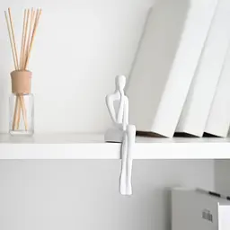 Декоративна статуетка MBM My Home Людина з мрією біла (DH-ST-28 WHITE) - мініатюра 2