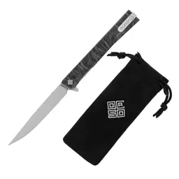 Ніж Ocaso Solstice, Engraved titanium, Topo Pattern, Satin (10ETS) - мініатюра 11
