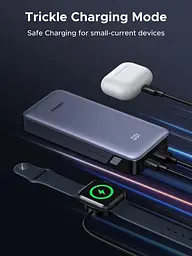 УМБ Ugreen 20000mAh 30W PD/QC, USB-A, 2xUSB-С (PB532) Gray - мініатюра 5
