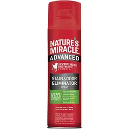 Спрей 8in1 Nature`s Miracle ADV Stain&Odor Elim Foam для собак, з посиленою формулою від плям та запахів 518 мл (арт.680442/680135/6946 USA)