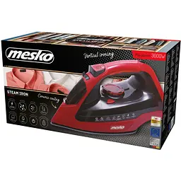 Праска Mesko MS 5031 red 3000Вт/ 400 мл/ кераміка/ ''Крапля-стоп''/автовимкнення/ червона - мініатюра 6