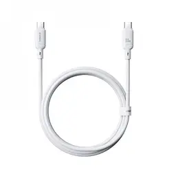 Кабель Baseus Silky Series Fast Charging Type-C to Type-C 100W (2m) white (P10377704213-01) - мініатюра 2
