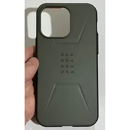 Оригінальний протиударний чохол UAG Civilian MagSafe для iPhone 15 Pro Max (6.7") Olive (114295117272) - мініатюра 3