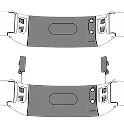 Силіконовий ремінець Primo для фітнес-браслета Huawei Honor Band 4/5 Mint - мініатюра 5