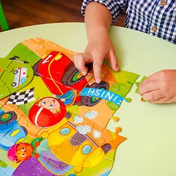 Пазли Vladi Toys 2 в 1 Машинки, з міні-грою, 49 елементів (RK1140-03) - мініатюра 4