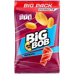 Арахіс Big Bob смажений солоний зі смаком бекону 160 г (887100)