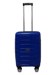 Валіза маленька S поліпропілен Madisson Snowball 01103 58×37×22см 35л Синій