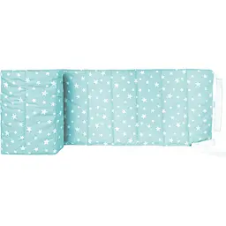 Бортики в дитяче ліжечко Cosas Mint Starfalls 30 х 60 см (WeltBed_StarsfallMint_30x60)