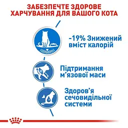 Вологий корм для дорослих котів схильних до надмірної ваги Royal Canin Ultra Light, шматочки в соусі, 85 г - мініатюра 3