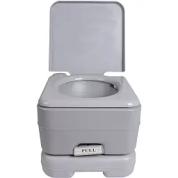 Біотуалет Bo-Camp Portable Toilet Flush 10 Liters Grey (5502825) - мініатюра 3