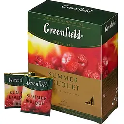 Чай Greenfield Summer Bouquet 100 пакетиків