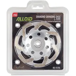 Диск алмазний Alloid Building Tools L-Type шліфувальний 125 мм (DG-6125L) - мініатюра 4