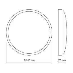 LED світильник Videx VL-CLR-200-2G накладний з датчиком руху 20 Вт 2700-6500 K (VL-CLR-200-2G) - мініатюра 11