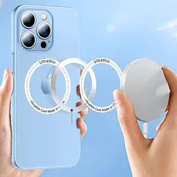 Ультратонкий чохол CasePro Ultra Thin MagSafe із захистом камери Black для iPhone 14 Plus - мініатюра 4