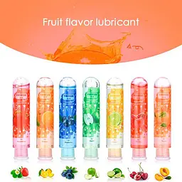 Їстівний лубрикант FRUITS FUN 80 мл, інтимна змазка на водній основі зі смаком манго - мініатюра 2