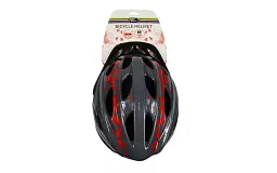 Шолом велосипедний "GOOD BIKE" M 56-58 см сіро/червоний (88854/5-IS) - мініатюра 2