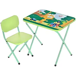 Дитячий столик складаний зі стільчиком Bambi M 5968-5 зелений