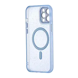Чохол Splatter with MagSafe Protected Camera iPhone 12 Pro Max Light Blue - мініатюра 3