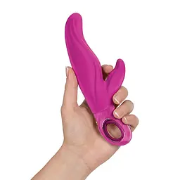 Вібратор-кролик для точки А Fun Factory LADY BI Magenta, 2 мотори, 12 режимів - мініатюра 5