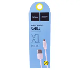 Кабель Hoco X1 Rapid charging cable Micro 1M White - мініатюра 2