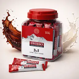Кава розчинна в стіках 3 в 1 Swisso Kaffee Instant 38 х 18 г - мініатюра 2
