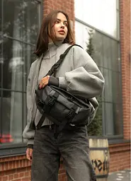 Велика жіноча поясна сумка бананка Sambag 38х21 см sum0027223 - мініатюра 5