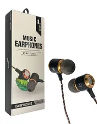 Гарнітура 4you NOVA 3D Sound, Metal, силіконовий шнур black
