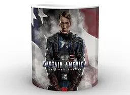Кружка GeekLand Капітан Америка Captain America прапор у серпанку CA.02.012 - мініатюра 2