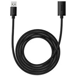 Кабель Baseus AirJoy Series USB3.0 Extension Cable 5m Cluster чорний (B00631103111-05)