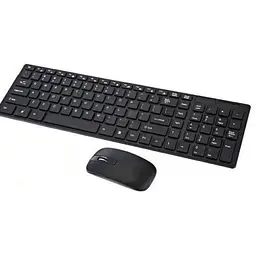 Бездротова клавіатура Keyboard + мишка wireless k06 - мініатюра 3
