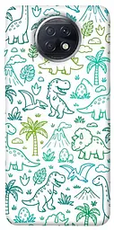 TPU чохол Demsky Dino pattern для Xiaomi Redmi Note 9 5G / Note 9T