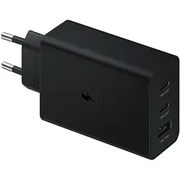 Мережевий зарядний пристрій Samsung 65W Power Adapter Trio w/o Cable Black (EP-T6530NBEGRU) [71465]