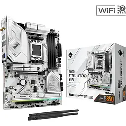 Материнська плата ASRock B850 Steel Legend WiFi (AM5/B850, 4*DDR5, 2xPCIex16, HDMI, 4xSATAІІІ,4xM.2, 2.5GLan, ATX) - мініатюра 5