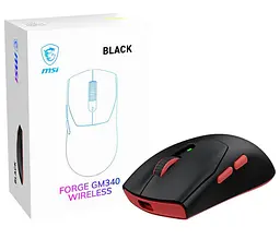 Миша MSI FORGE GM340 Black (FORGE GM340 W BLACK) - мініатюра 2
