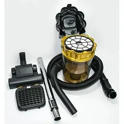 Пилосос Domotec 4408MS-3600W Turbo Brush 4 л Жовтий - мініатюра 2