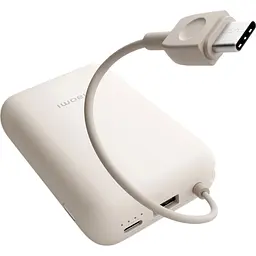 Зовнішній акумулятор Xiaomi Integrated Cable 10000mAh 22.5W Beige (BHR9072GL) [125057] - мініатюра 6