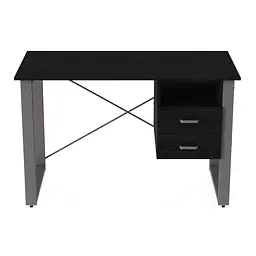 Письмовий стіл із ящиками Ferrum-decor Оскар 750x1400x600 метал Сірий ДСП Сосна Кембра 16 мм (FRD-103250)