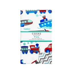 Підковдра дитяча Cosas Transport 110х140 см блакитна (Transport_140q) - мініатюра 2