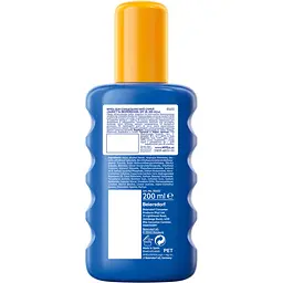 Сонцезахисний спрей NIVEA SUN захист та зволоження SPF 30 200 мл - мініатюра 7