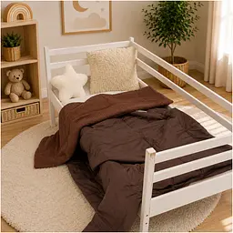 Плед дитячий MirSon Premium Pique Brown 90х110 см (2200013893622) - мініатюра 8