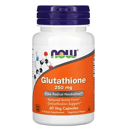 Глутатіон Glutathione 250 мг - 60 вег. капсул