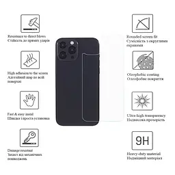 Скло захисне Drobak back panel Apple iPhone 14 Plus (535321) - мініатюра 3