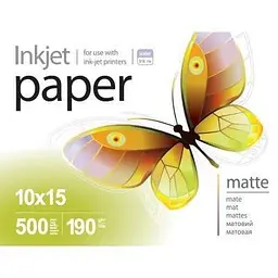 Фотопапір PrintPro матовий 190г/м2 10x15см 500арк. (PME1905004R)