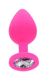 Toy Joy Large Diamond Booty Jewel - Пробка анальна рожева Toy Joy 10575Pink 97078