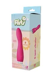 Вібратор Dream Toys Flirts G-Spot Pink 17 см силікон 3 швидкості 5 ритмів для стимуляції точки G - мініатюра 8