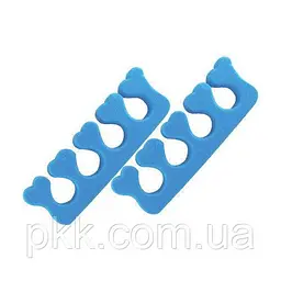 Сепаратор для манікюра і педикюра QPI Professional упаковка 2 шт. QC-14 №14/3 Голубий